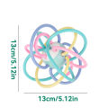 Baby Toys Manhattan Ball, Baby Teething Ball, Soft  Teething Toy, Hand-Held Ball for Babies, Newborn Rattle. 
