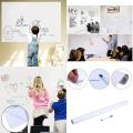 Self-adhesive White Board Sheet With Marker  (Size 60×200cm) Dry Erase Office School Home Kid Room Drawing Writing Learning Self Adhesive, 2 feet by 6 feet Sticker for White Board Wall Paper. 