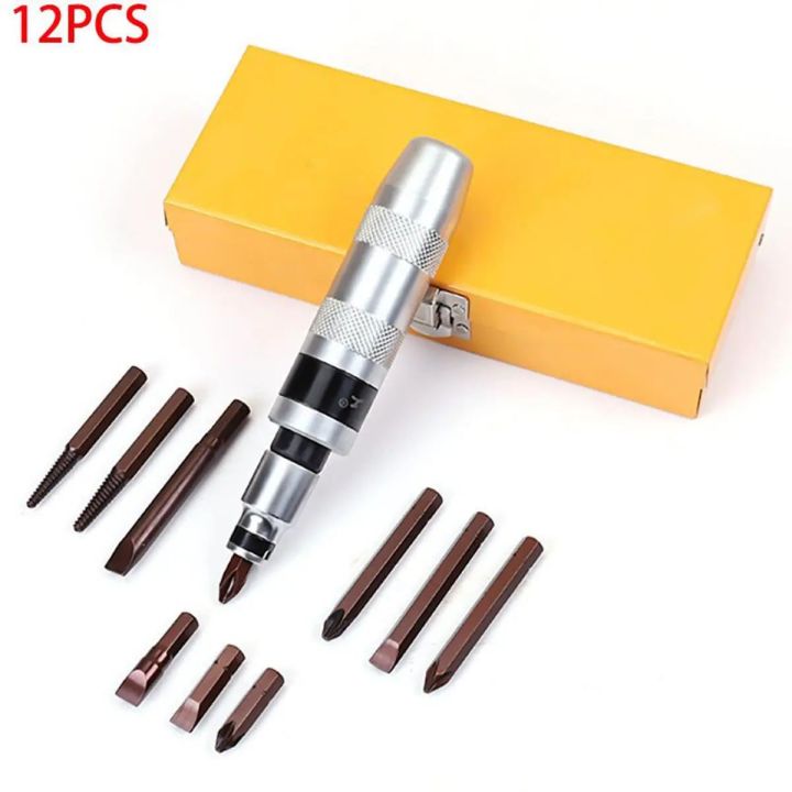 12PCS Impact Screwdriver Set Industrial Grade Multifunctional