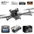 ETL NEW FPV GT50 4.3-inch screen RC Remote 720 HD Camera High Quality optical flow obstacle avoidance 4.3-inch screen control brushless dual WIFI professional drones camera.