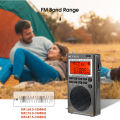RETEKESS TR110 Fullband Radio SSB Shortwave Radios AM FM All Waves CB AIR Band Ham Radio NOAA SW MW LSB VHF UHF for Outdoor.