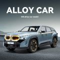 New 1:24 BMW XM Alloy Metal Diecast Model Car Casting Sound And Light Children's Toys Gift With Kids Collectibles Hobbies Gifts.