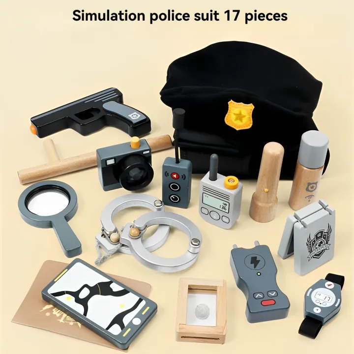Children%20Pretend%20Play%20Toy%20Simulation%20Police%20Cosplay%20Roles%20Play%20Educational%20Wooden%20Toy%20For%20Boy%20Dressing%20Imitation%20-%20Image%205