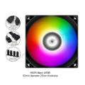 PC Cabinet RGB Fan 9cm Ultra-Thin 9215 9225 15mm 25mm Slim ITX Case Cooler Fans 5V 3Pin ARGB+ 4Pin PWM Control Black White. 