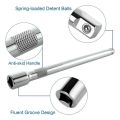 1/4" 3/8" 1/2" Drive Extension Set Socket Ratchet Wrench Extension Bar,50/100/150/250mm Ratchet Wrench Socket Extender Hand Tool. 