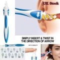 Smart Swab, TO Rotating Ear Cleaner Silicone Tips Simply Twist To Grab And Extract Earwax. 