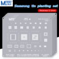 MaAnt Samsung Stencil For CPU IC Stencil Set For A10 A70 A51 Note 10 S10 S9 Exynos7870 7904 9610 Reball Balls SM5713 S2MU005X03. 