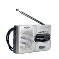 BC-R21 Portable Radio AM FM Battery Powered Longest Lasting Best Reception with Headphone Jack for Running Walking Emergency Use.