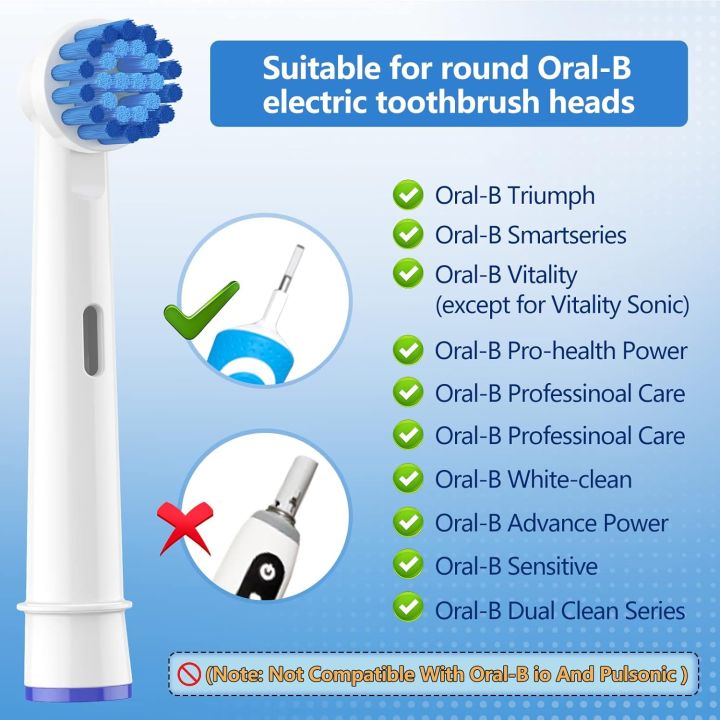 4/8/12/16/20%20Pack%20Sensitive%20Gum%20Care%20Soft%20Bristle%20Replacement%20Brush%20Heads%20Compatible%20with%20Oral%20b%20Braun%20Electric%20Toothbrush%20-%20Image%206
