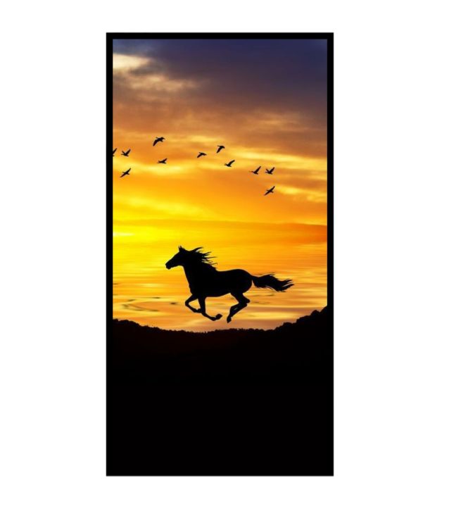 One%20Horse%20Running%20Wall%20Art%20Frame%2010x18%20Inch%20Digital%20Reprint%20with%20Wooden%20Frame%20for%20Home%20and%20Office%20Decor%20-%20Image%205