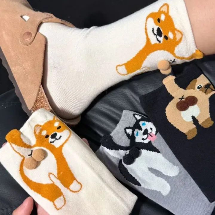 Cartoon%20Cat%20Egg%20Couple%20Socks%20Cozy%20Mid-Calf%20for%20Maternity%20Warm%20Winter%20Cute%20Present%20for%20Christmas%20Cat%20Lovers%20Family%20-%20Image%206