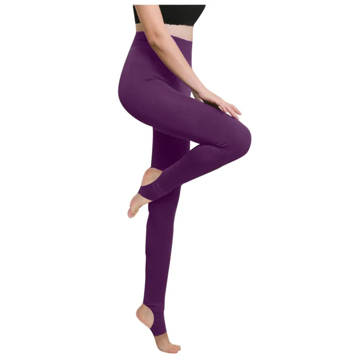 Autumn%20Winter%20High%20Waist%20Leggings%20Women's%20Seamless%20Fleece%20Warm%20Leggings%20Slim%20Thin%20Casual%20Sports%20Fitness%20Leggings%20-%20Image%203