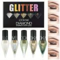 5 Pieces Look Me Diamond Glitter Shimmer Liquid Eyeliner set.