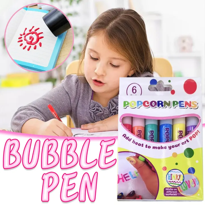 Diy%20Bubble%20Popcorn%20Painting%20Pen%20Magic%206-Color%20Bubble%20Pen%203d%20Art%20Pen%20Children'S%20Painting%20Coloring%20Creative%20Marker%20Pen%2060ml%20-%20Image%202