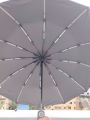 High Quality Auto-Folding Wooden Handle Umbrella 12-Rib
Reinforced Dual-Use Windproof Large Sun Rain
Umbrella Men and Women. 