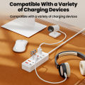 12 IN1 Power Strip Multi Port USB Charger Station Wall Desktop Power Adapter USB Type C Fast Charging Charger For iPhone .