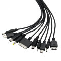 1/3/6pcs Universal 10 In 1 USB Multi Function Charger Retractable Portable Phone Cable For Various Cellphone Charging Cable Cord.