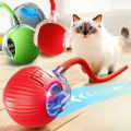 Cat Interactive Ball Toys Automatic Rolling Ball For Kitten Rechargeable Smart Pet Electric Toys With Teaser Sensor Cat Ball Toy.