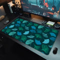Green Tropical Plants Desk Mat Mousepad Computer Deskmat 300x800 Mouse Pad Kawaii Office Accessories Pc Table Rug Xxl Mouse Mats. 