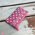 KB wholesale premium giveaways gift 2 zipper Coin Purse Wallet coin purse card holder (12 cards) multicolor 2.5x5 inches dot. 
