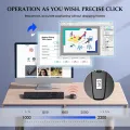 Wireless Mouse Silent Mouse 2.4G Portable Mobile Optical Office Mouse Adjustable DPI Levels for Notebook PC Laptop MacBook. 