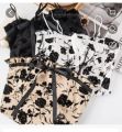 Strapless camisoles women sexy hot summer Rose prints crop top. 