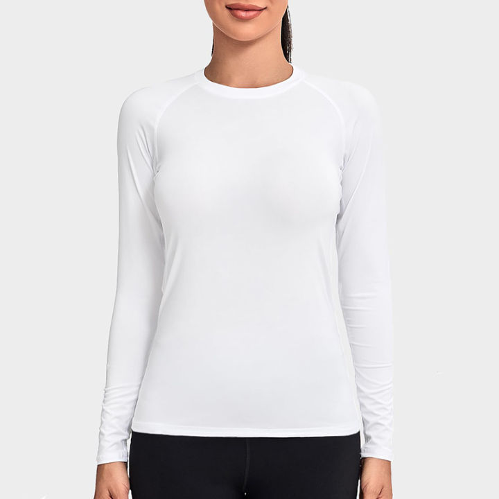 Women's%20Compression%20Shirt%20Athletic%20Yoga%20Running%20Long%20Sleeve%20T-Shirt%20Spring%20Fall%20Gym%20Workout%20Stretchy%20Baselayers%20Rash%20Guard%20Tops%20-%20Image%207
