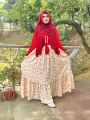 Elegant Floral Maxi Dress for Women – Modest Abaya Style Long Gown | Hijab Friendly Casual & Party Outfit.