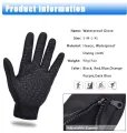 Ski Gloves Grab Velvet Touch Screen Gloves Autumn and Winter Warm Plus Velvet Cold Proof Waterproof Outdoor Riding Model. 