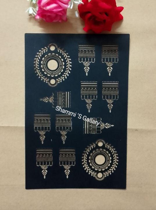 Mahida Sticker Big size Henna Mehedi Stickers ( 1 pis) | Daraz.com.bd