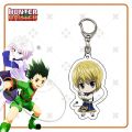 HunterxHunter Gon Freecss Cartoon Acrylic Keychains Killua Zoldyck Pendants Kurapika Keyring Hisoka Bag Tag Trendy Collection. 