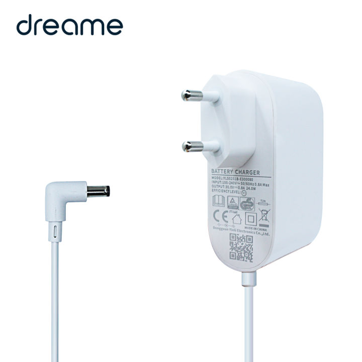 Adapter for Dreame V9 V9P V10 V11 V12 T10 T20 T30 Accessories Power Adapter with EU Plug Battery Charger Replacement Spare Parts