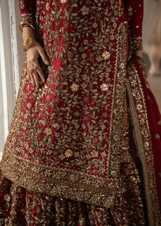Posha%C3%A0k%20Pakistan%20Maroon%20Bridal%20Lehenga%20%E2%80%93%203%20Piece%20Heavy%20Embroidered%20Chiffon%20Lehenga%20Wedding%20&%20Barat%20Special%20Ready%20to%20Wear%20Outfit%20Nikah%20Dress%20Formal%20wedding%20wear%20-%20Image%208
