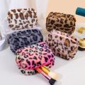 Leopard Fur Makeup Bags for Women Soft Travel Cosmetic Bag Organizer Case Lady Girls Make Up Case Necessaries Handbags Case. 