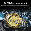 POEDAGAR Luxury Automatic Mechanical Watch Hollow Tourbillon Stainless Steel Men Watches Waterproof Luminous Date Week Men Watch. 