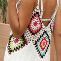 CROCHET BIKINI-Women's Beach Dress Cover-Ups Swimsuit Beachwear Bathing Suit Swim Cape for Womam Summer Tunic. 