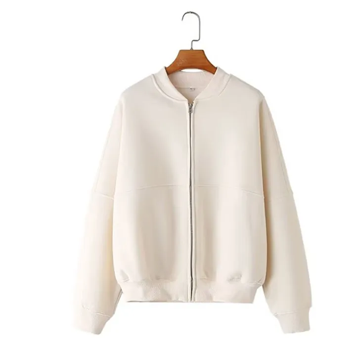 HH%20Women's%20Fall%202-Piece%20Retro%20Solid%20Color%20Zip%20Bomber%20Jacket%20Sweatshirt+High%20Waist%20Lace%20Up%20Women's%20Wide%20Leg%20Pants%20Street%20Wear%20-%20Image%207