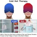 Gel Ice Headache Migraine Relief Hat Cold Compress Therapy Cap Ice Head Wrap Pack Eye Mask For Pressure Relieve Pain Ice Hat.