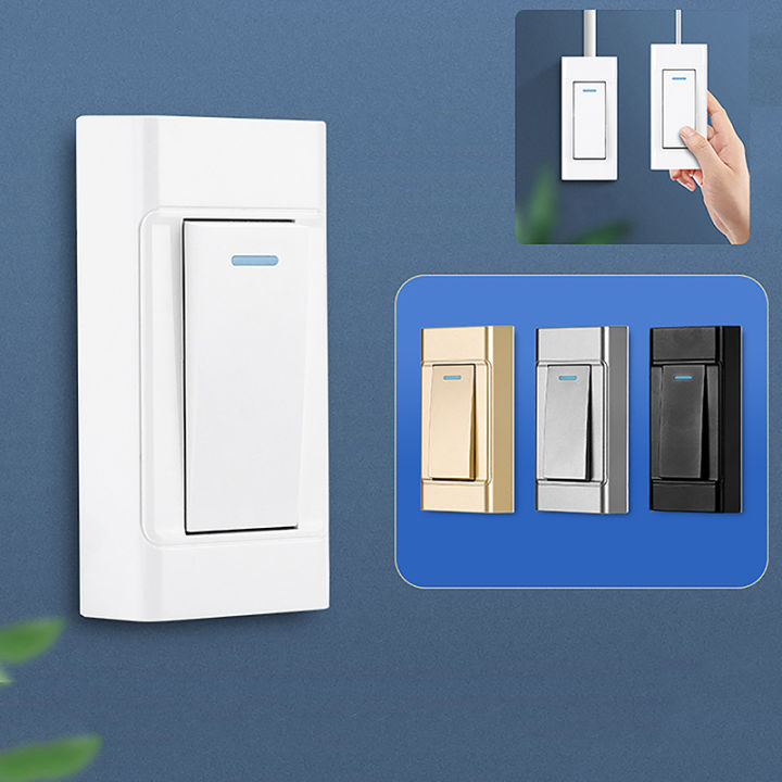 1Pc 1 Gang 2 Way Surface Mount Switch Wire Hanging Installation Bedside ...