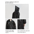 High Quality 1piece 145*68CM EVA Unisex Raincoat Thickened Raincoat Women Waterproof Men Black Camping Waterproof Rainwear Suit.