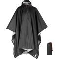 Hooded Rain Poncho for Adults Waterproof Lightweight Rain Coat for Men Women Reusable Rain Jacket for Emergency Outdoor. 