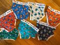 Fruit of the loom toddler boys briefs tag free, assorted colors. 