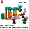 LEGO 21267 Minecraft The Illager Desert Patrol Toy Figures and Playset - Building Minecraft Toy with 4 Figures for Pretend Play. 
