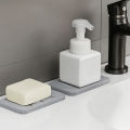 Diatom Mud Soap Dish Quick-Dry Pad Bathroom Countertop Soap Toiletries Absorbent Mat Rectangular Soap Holder Bathroom Supplies.
