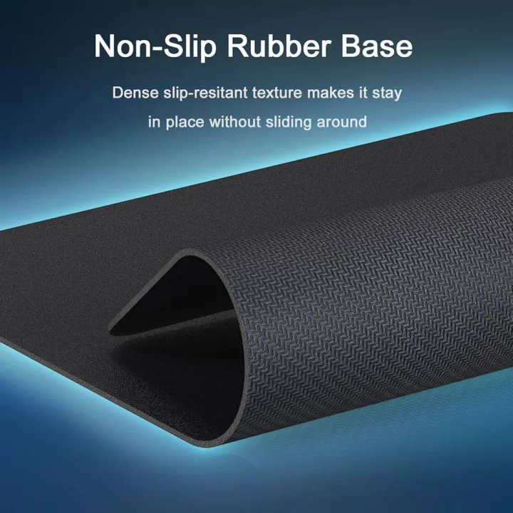 Senetem%20XXL%20Large%20Mouse%20Pad,%20Ultra-Smooth%20Gaming%20Mousepad,%20Non-Slip%20Rubber%20Base,%20Washable%20Surface%20Fits%20Wired%20&%20Wireless%20Mouse%20%E2%80%93%20Big%20&%20Long%20Keyboard%20Computer%20Black%20Mat%20for%20Desk,%20-%20Image%205