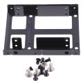 Desktop 2.5 To 3.5 Hard Drive Dual Desktop SSD Mounting Bracket Internal Adapter. 