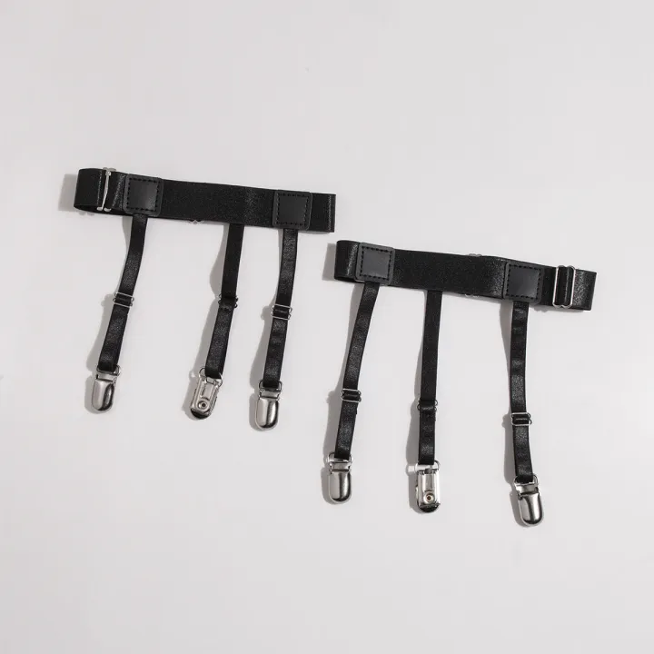2pcs%20Men%20Shirt%20Stays%20Belt%20With%20Locking%20Clamps%20Adjustable%20Elastic%20Shirt%20Tuckers%20Garters%20Shirt%20Holders%20Leg%20Thigh%20Suspender%20Strap%20-%20Image%206