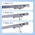 Hagibis Foldable Laptop Stand for Desk Keyboard Stand Riser Portable Notebook Cooling Pad For Macbook Pro Air Universal Holder.