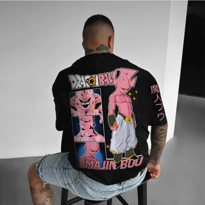 Dragon%20Ball%20Vegeta%20New%20T-shirt%202025%20Summer%20Male%20and%20Female%20Animation%20Joint%20Loose%20Casual%20Harajuku%20Parent-child%20Short-sleeved%20Top%20-%20Image%203