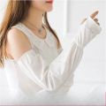 Loose sleeve ice silk breathable hand sleeve sunscreen anti-ultraviolet cycling driving men and women same style hand sleeve.